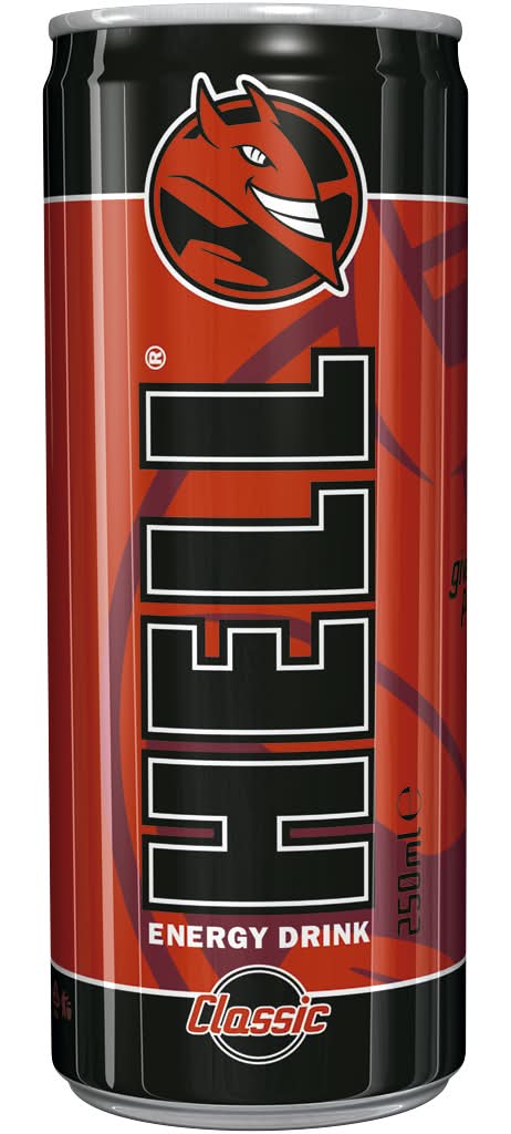 Hell - Bebida energética hell, garrafa de 250 ml