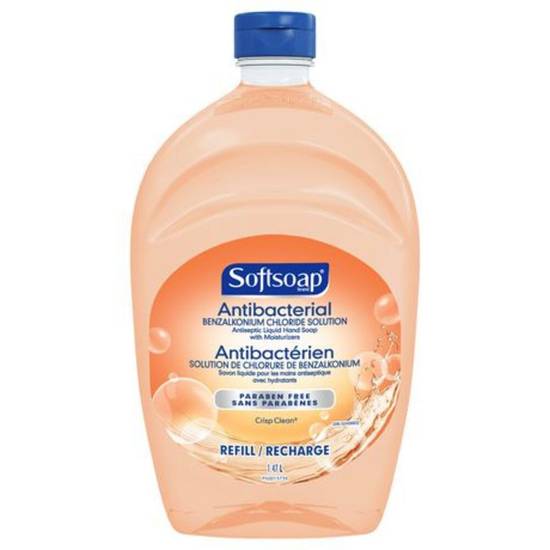 Softsoap Antibacterial Liquid Soap Refill Crisp Clean (1.47 L)