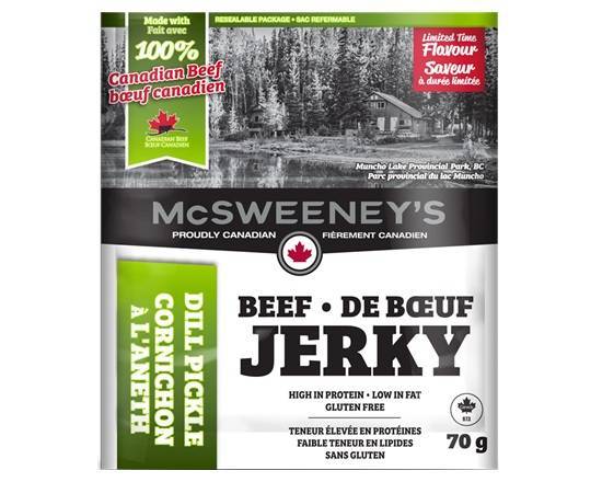 McSweeney's Dill Pickle Beef Jerky 70g