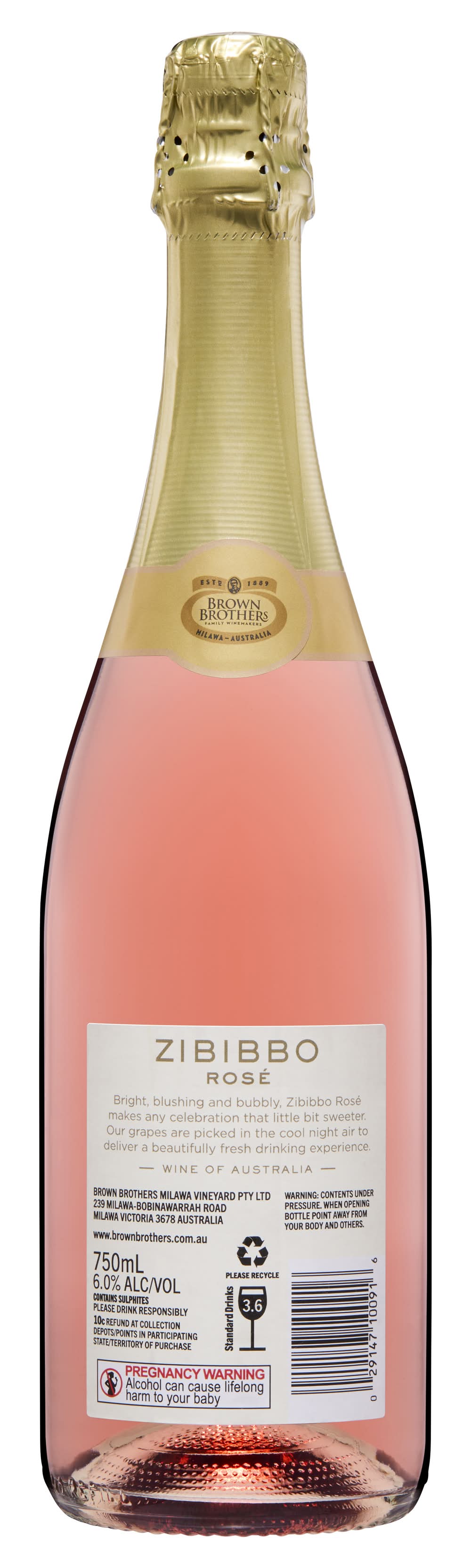 Brown Brothers Sparkling Zibibbo Rosa Delivery Near Me | Order