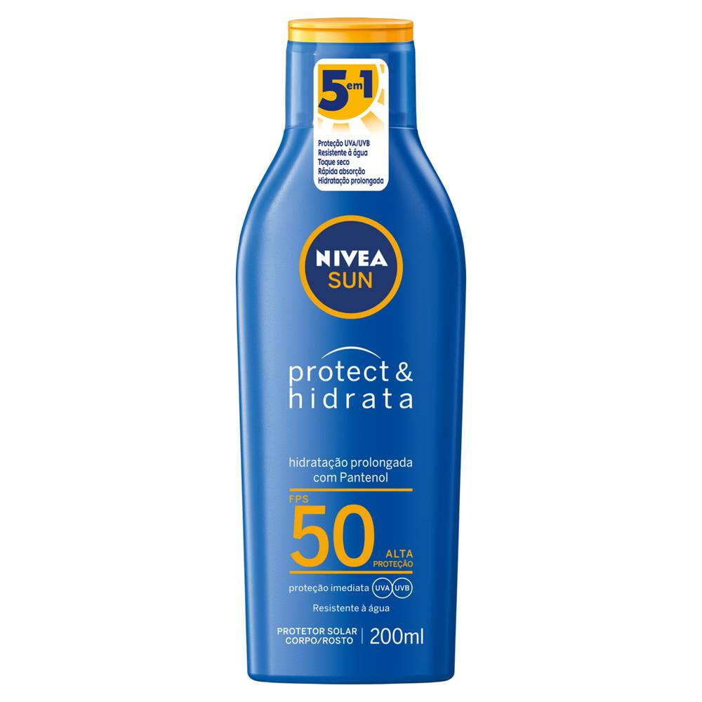 Nivea · Protetor solar protect & hidrata fps50 (200 ml)