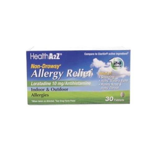Healtha2z Loratadine 10 mg Allergy Relief (30 tablets)