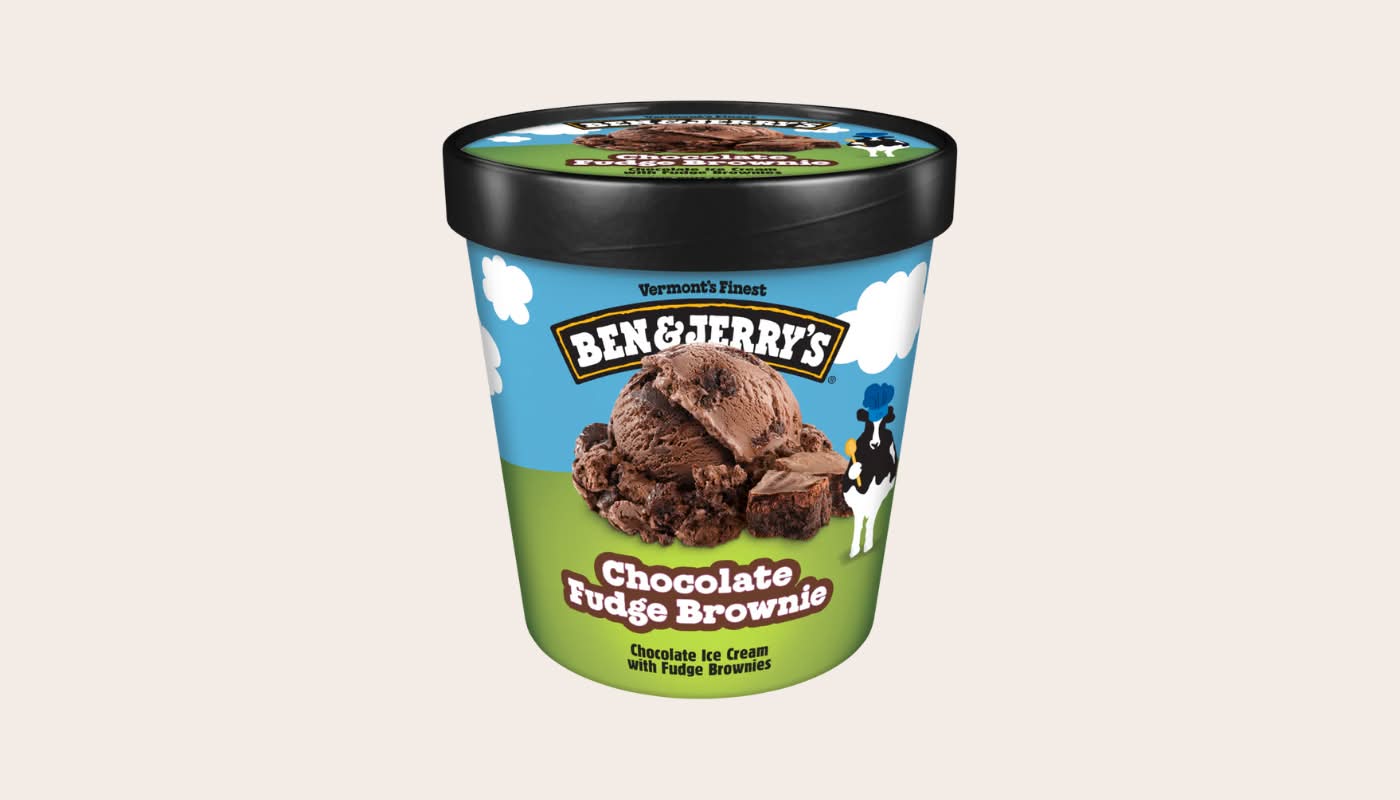 B&J Chocolate Fudge Brownie Ice Cream Pint