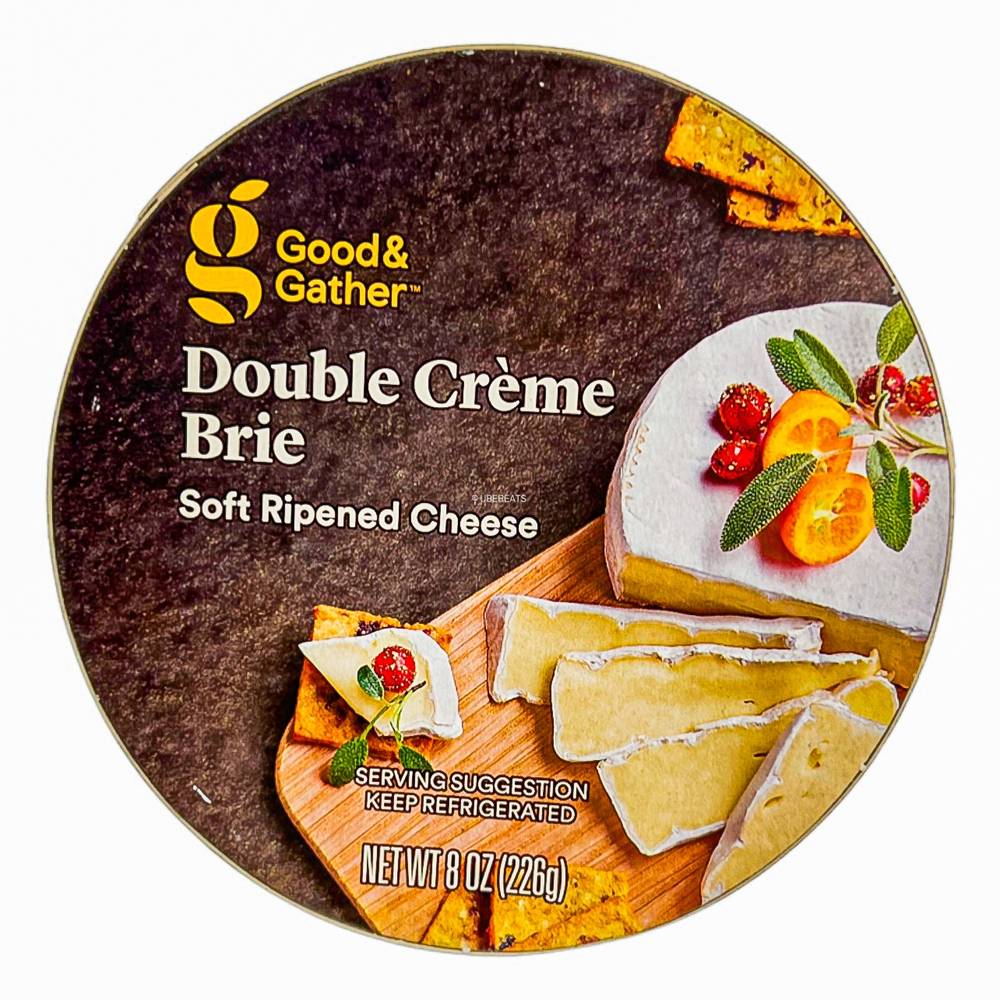 Good & Gather Double Creme Brie Cheese Wheel (8 oz)