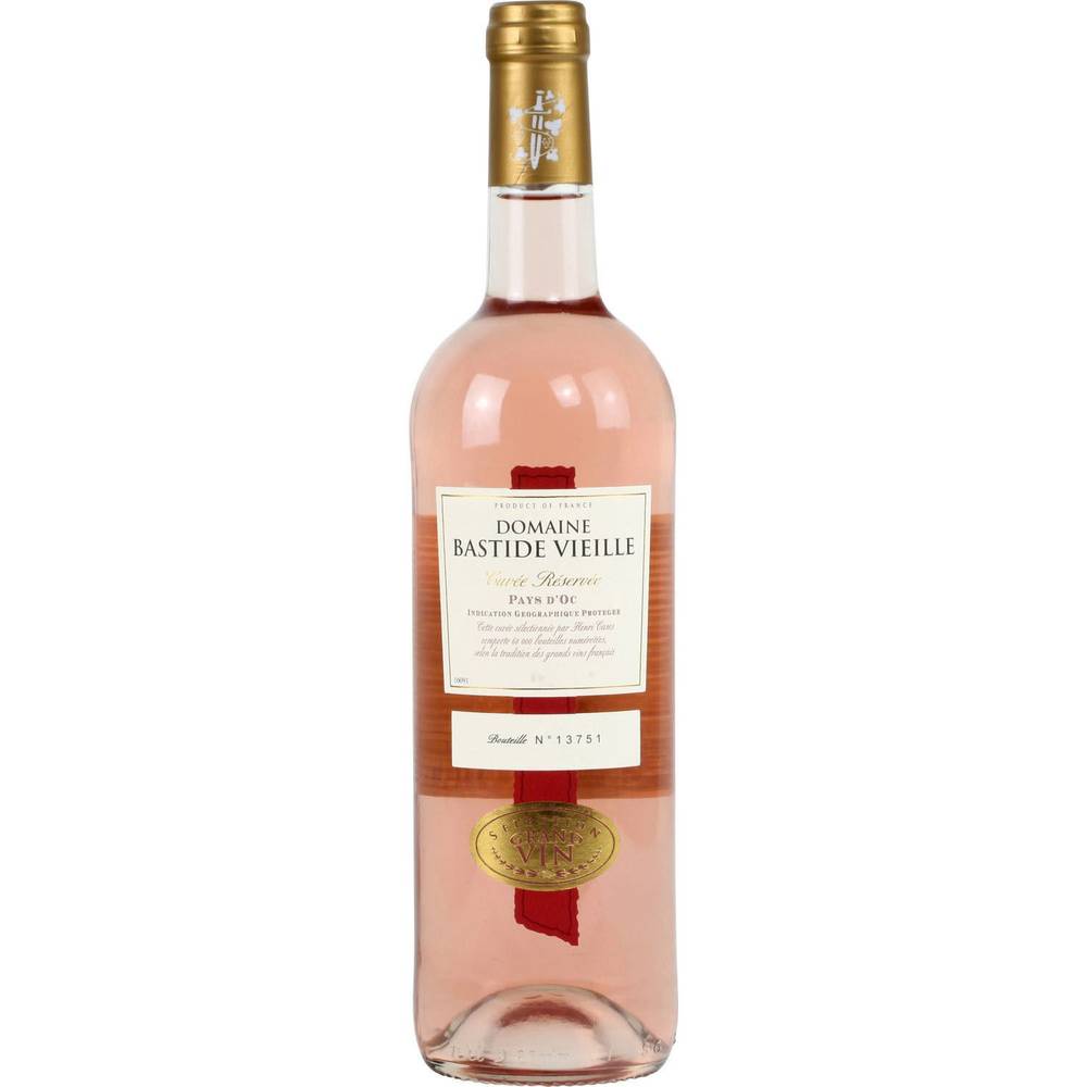 Domaine Bastide Vieille - Vin rosé de pays cuvée réservée (750 ml)