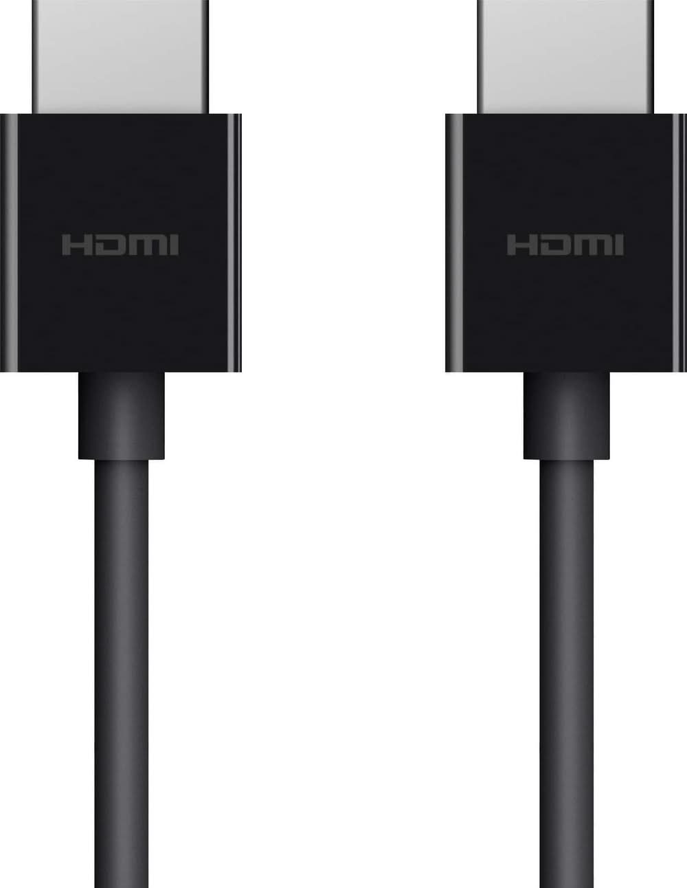 Belkin - Ultra HD HDMI 2.1 Cable 6.6FT/2M - 4K Ultra High Speed HDMI Cable for Nintendo Switch 2, PS5, Xbox Series X & More - Black
