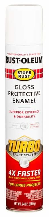 Rust-Oleum Stops Rust 24 Oz. Turbo Spray System Gloss White Spray Paint