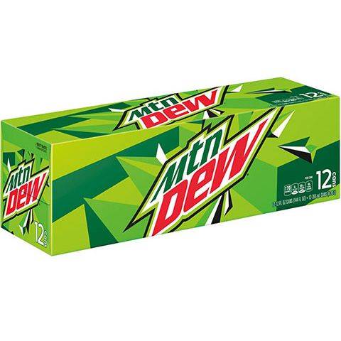 Mountain Dew 12 Pack Can