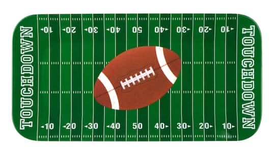 Celebrate It Football Field Melamine Platter, 16 in