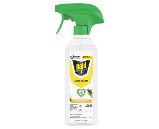 Raid Essentials Lemongrass Multi-Insect Killer (12 fl oz)