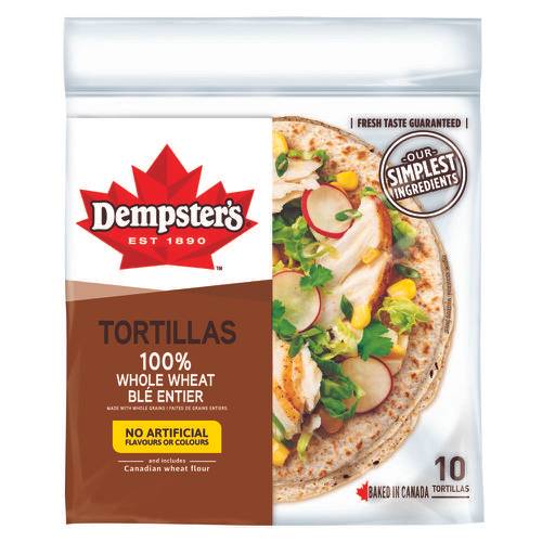 Dempster's 100% Whole Wheat Tortillas (340 g)