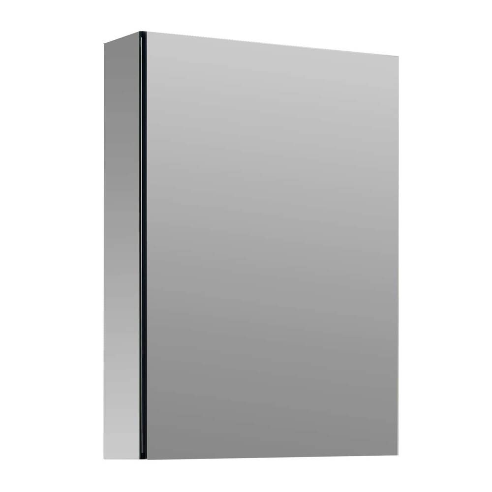 allen + roth 16-in x 20-in Fog Free Surface/Recessed Mount Silver Mirrored Soft Close Medicine Cabinet | 2550861