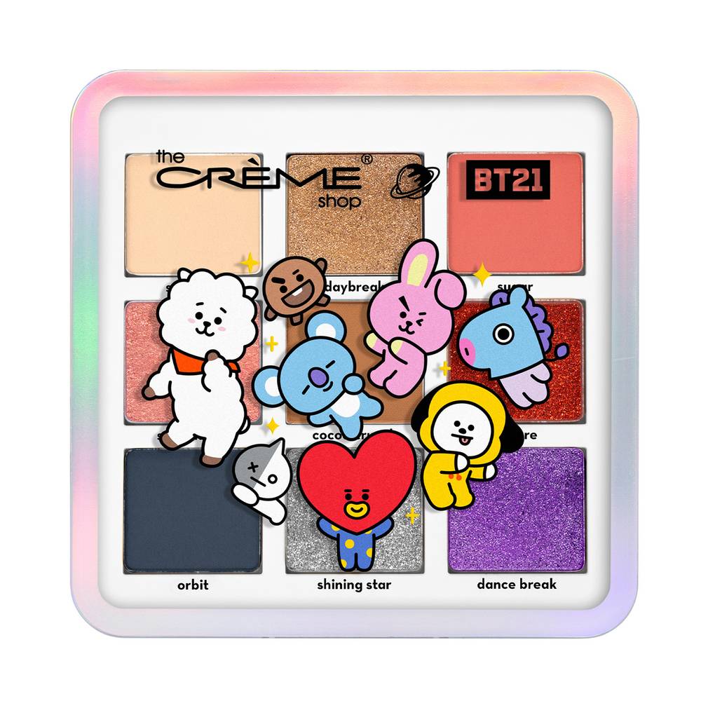 The Crème Shop · Paleta de sombras bt21 universtar pop (30 g)