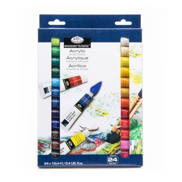 Royal & Langnickel Essentials Acrylic Paint Set (24pc)