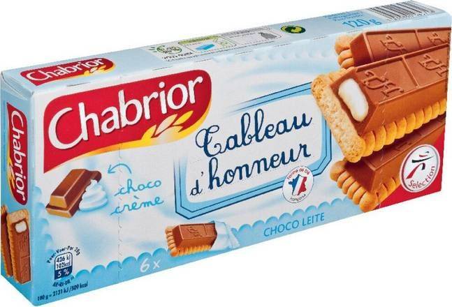Tableau d'honneur choco crème - chabrior - 100g
