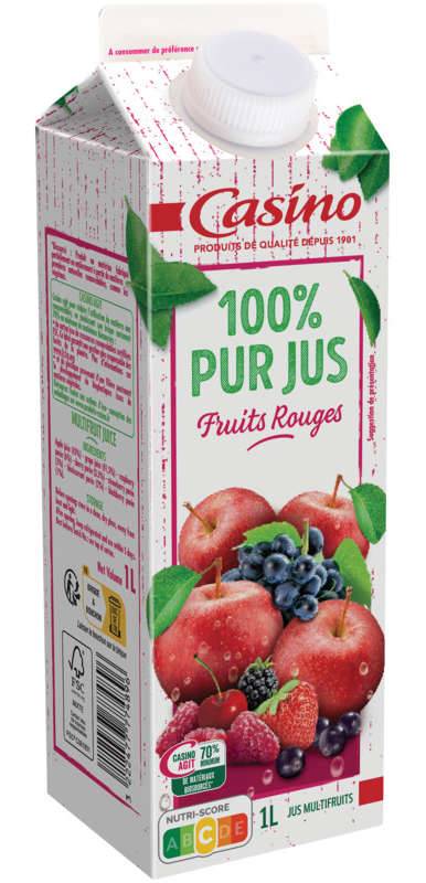 Casino Pur jus Fruits rouges 1L