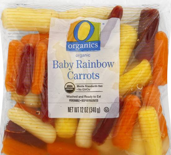 O Organics Organic Rainbow Baby Carrots (12 oz)