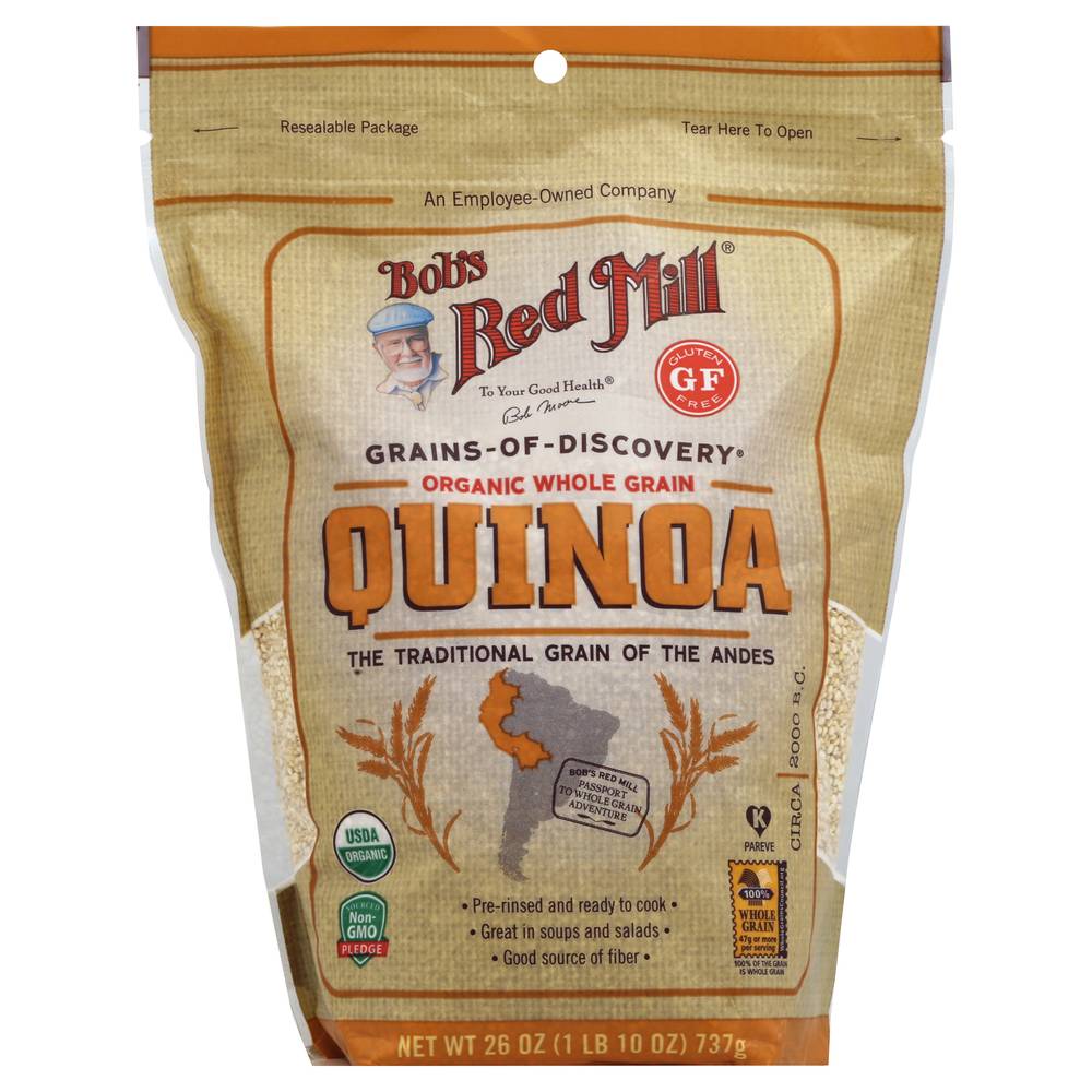 Bob's Red Mill Organic Whole Grain Quinoa (1.62 lbs)