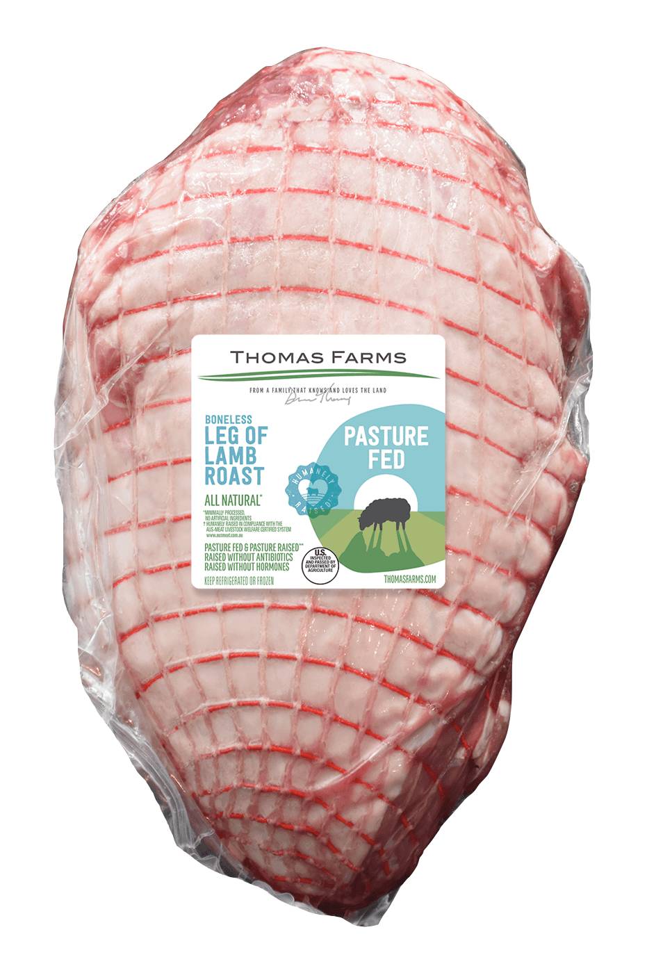 Thomas Farms Boneless Leg Of Lamb Halal (36 units)