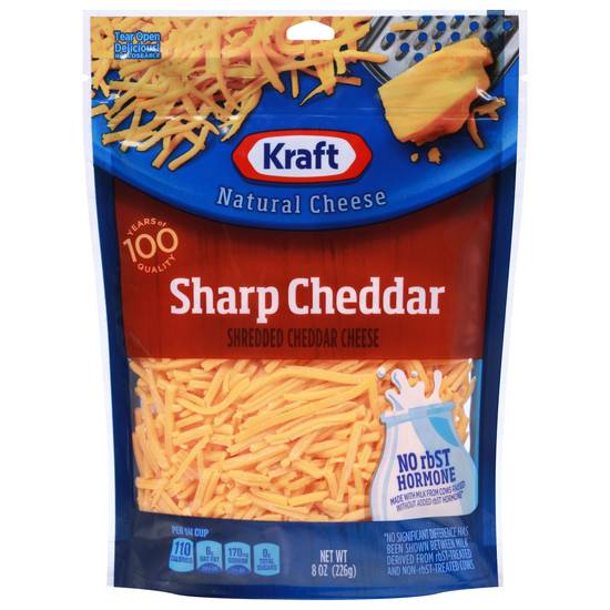 Kraft Natural Sharp Cheddar Shredded Cheese