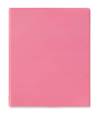 3-Ring Binder With Pockets 1-Inch 1 Inch Medium Pink