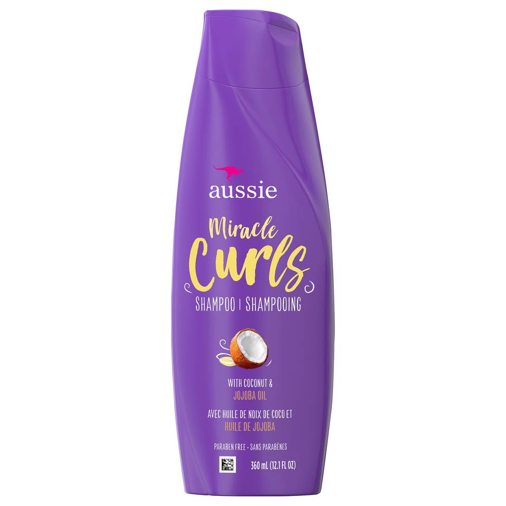 Aussie Miracle Curls Coconut & Jojoba Oil Shampoo (12.1 fl oz)