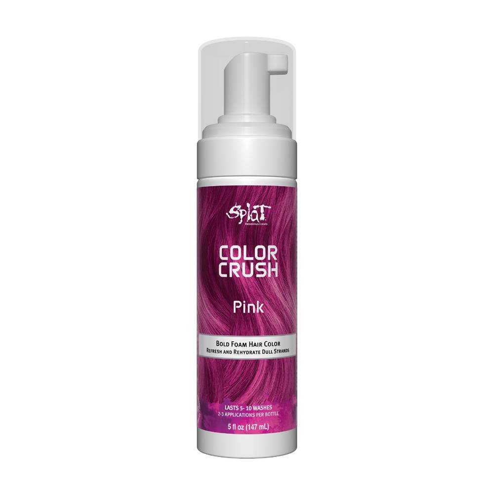 Splat Color Crush Bold Foam Hair Color, Pink