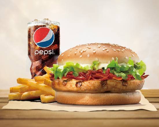 火烤雞腿培根堡套餐 Grilled Chicken Bacon Burger Meal