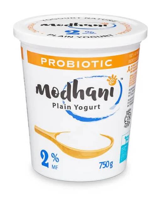 Modhani 2% Plain Yogurt (Probiotic) 750g