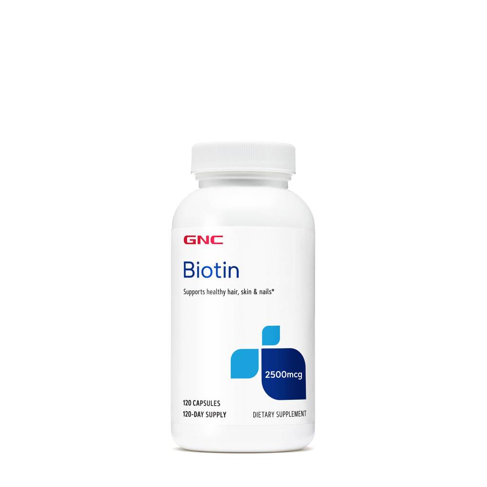 Biotin 2500 mcg - 120 Capsules (120 Servings) (1 Unit(s))