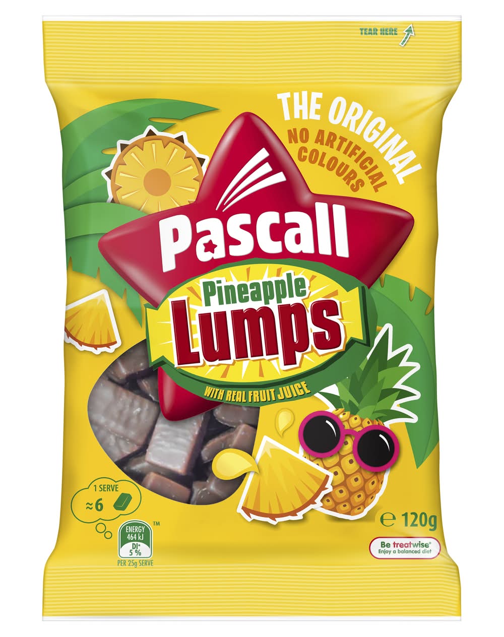 Pascall Pineapple Lumps (120g)