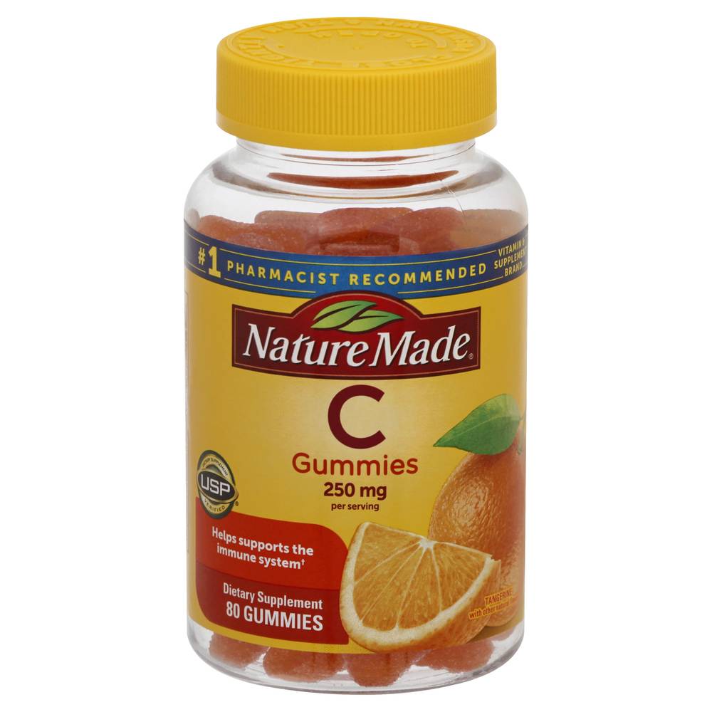 Nature Made Tangerine Vitamin C 250 mg Gummies (0.8 lbs)