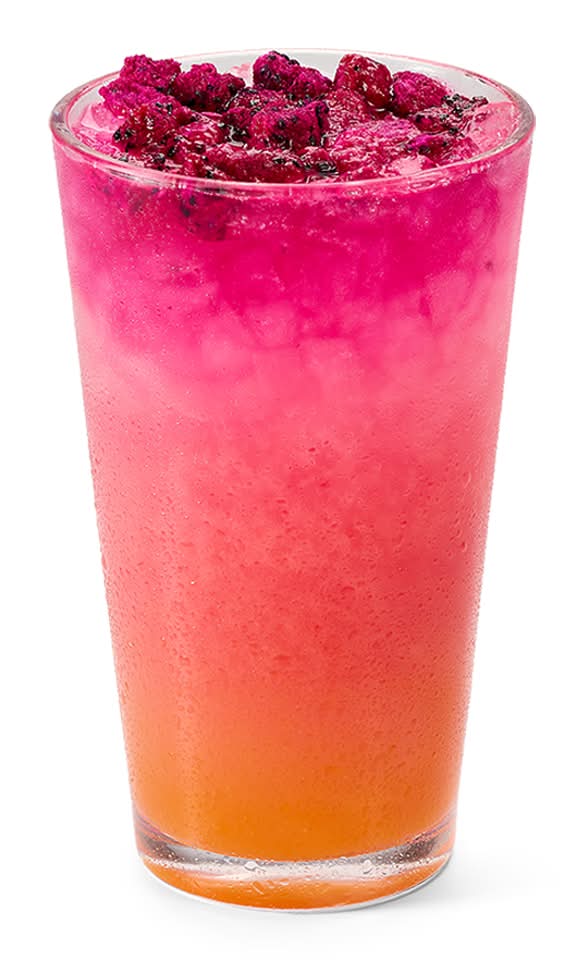 Mango Dragonfruit Lemonade Iced Refresher