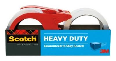 Scotch Heavy Duty Shipping Packaging Tape, 1.88 in X 54.6 Yd