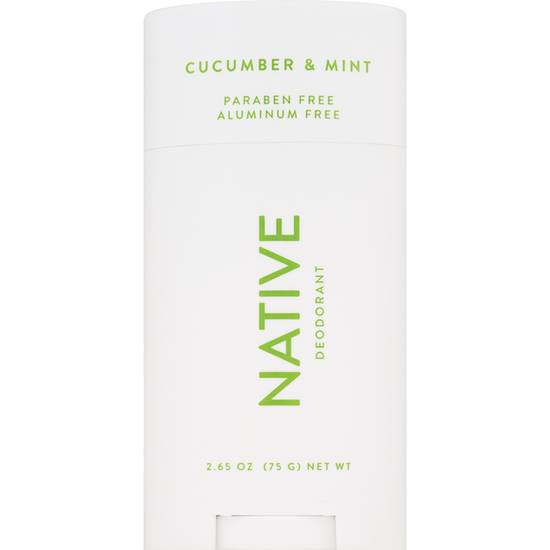 Native Cucumber & Mint Deodorant, 2.65oz 
