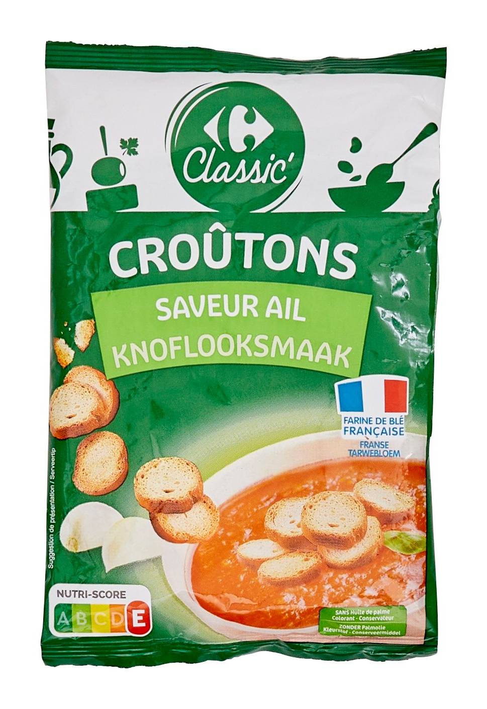 Carrefour Classic' - Croûtons, ail (90g)