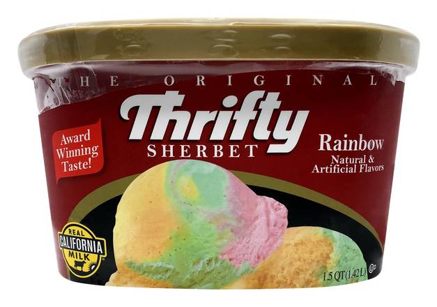 Thrifty Rainbow Sherbet (1.5 quart)