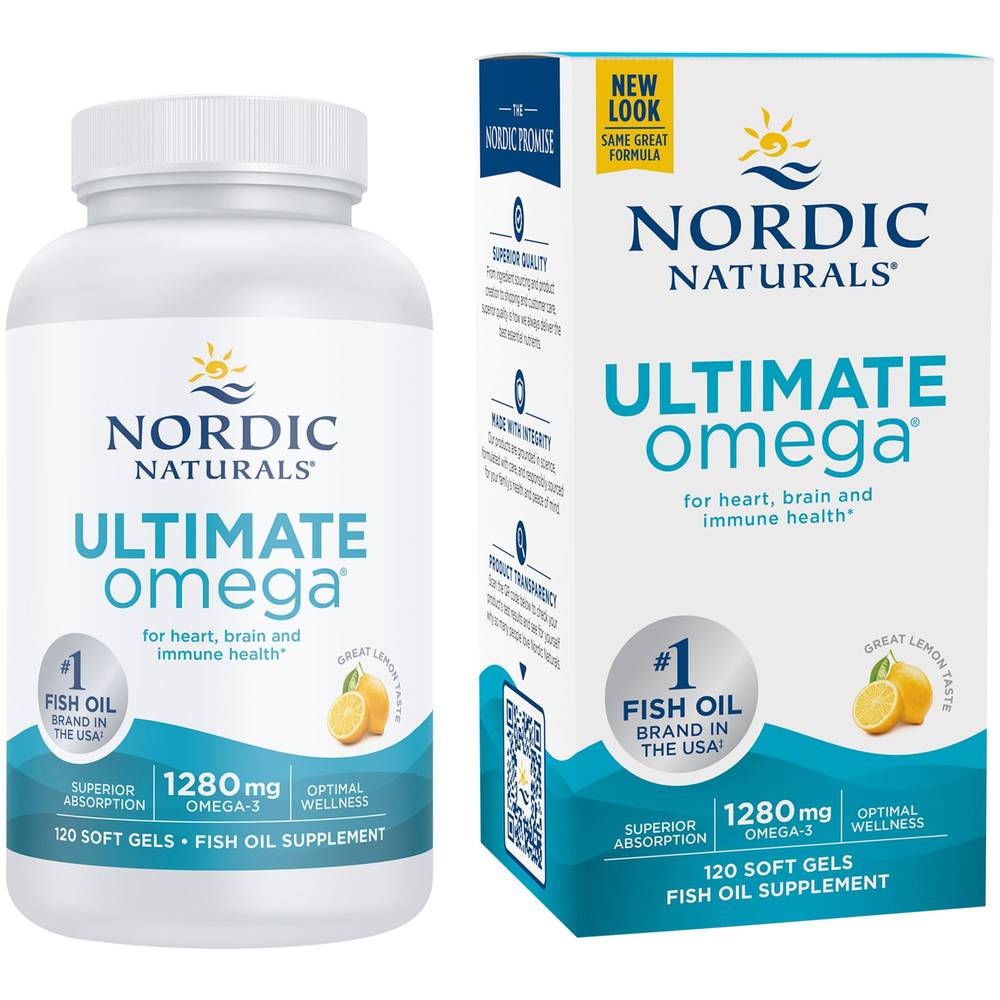 Nordic Naturals Ultimate Omega Soft Gels 1280 mg