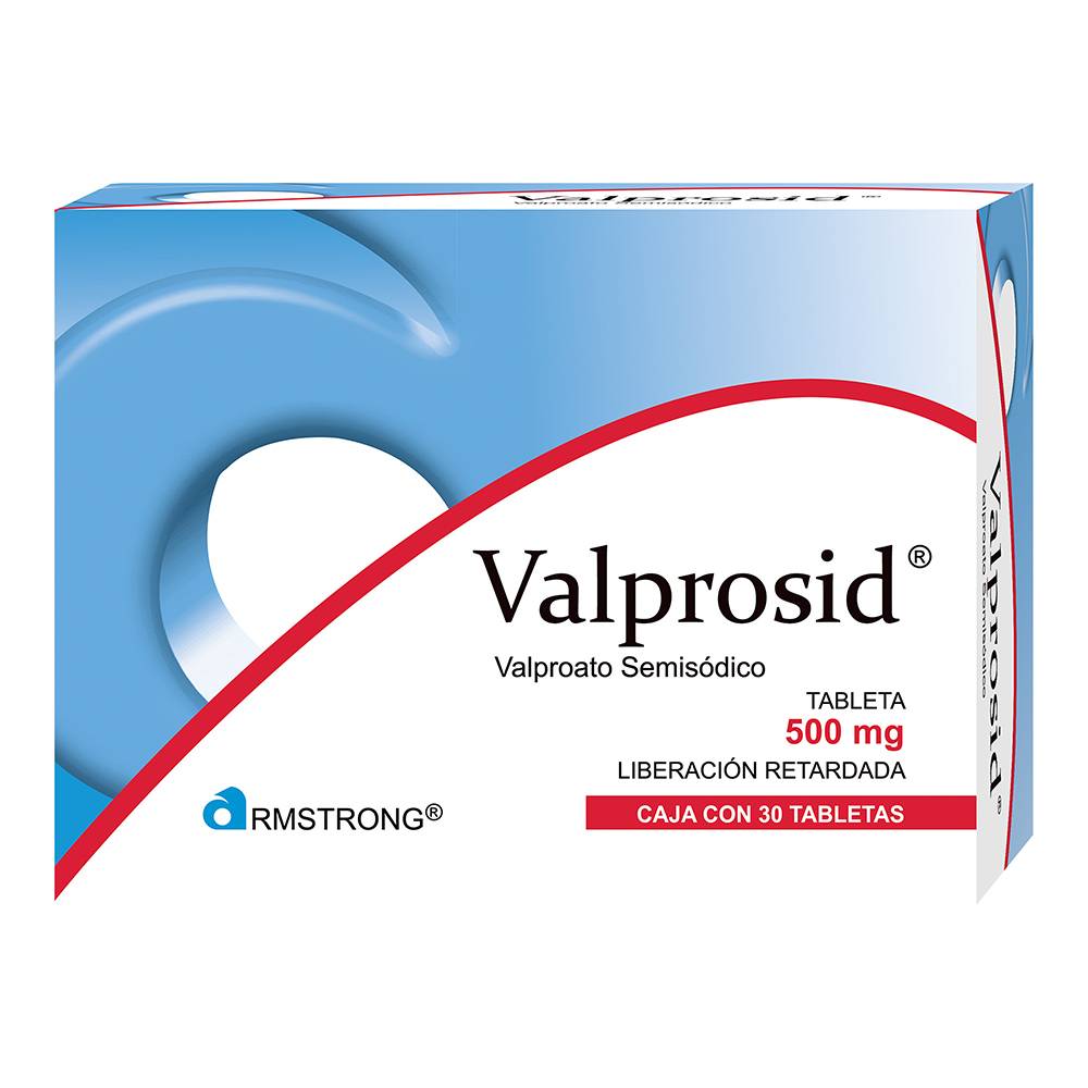 Armstrong valprosid valproato semisódico tabletas 500 mg (30 un)