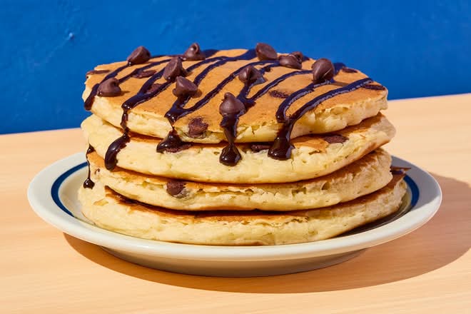 Buttermilk Chocolate Chip Pancakes