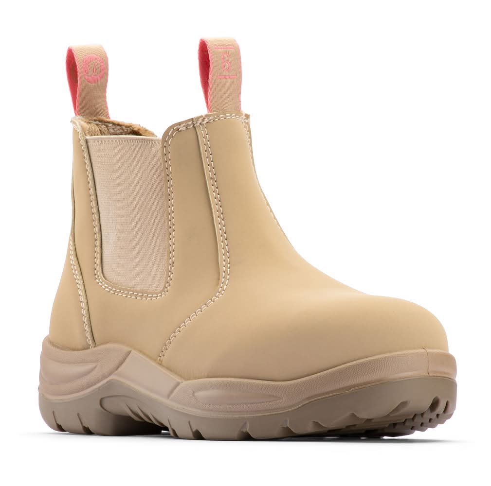 Bata Industrials Women's Sand Juno Slip On Safety Boot US Size 10