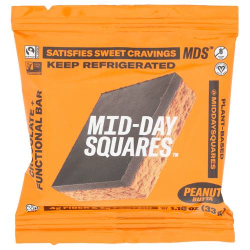 Mid-Day Squares Peanut Butta Fiber And Protein Square