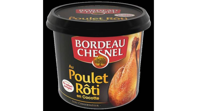 Bordeau Chesnel Spécialité Charcutière au Poulet Rôti en Cocotte 220g Le pot de 220g
