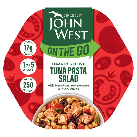 John West on the Go Tomato & Black Olive Pasta Salad