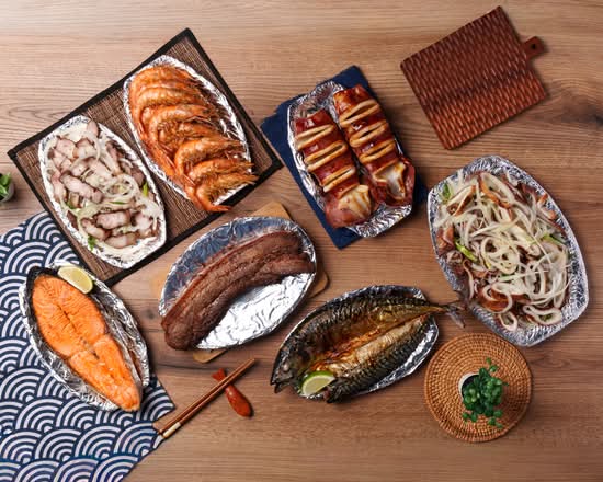 石板烤肉 現烤海鮮 | 市場內的飄香美味