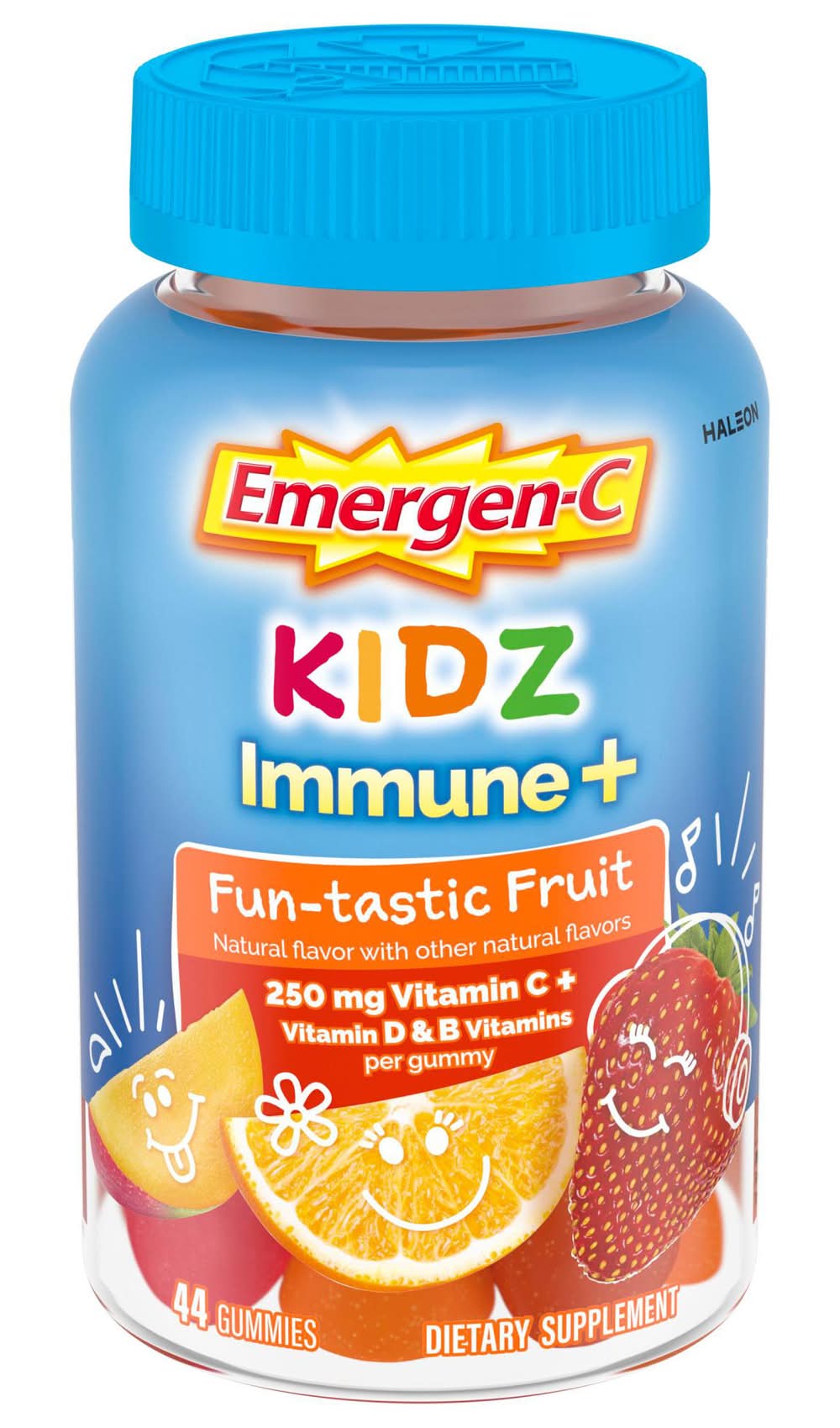 Emergen-C Kidz Immune + Fun-Tastic Fruit Dietary Supplements (10.3 oz, 44 ct)