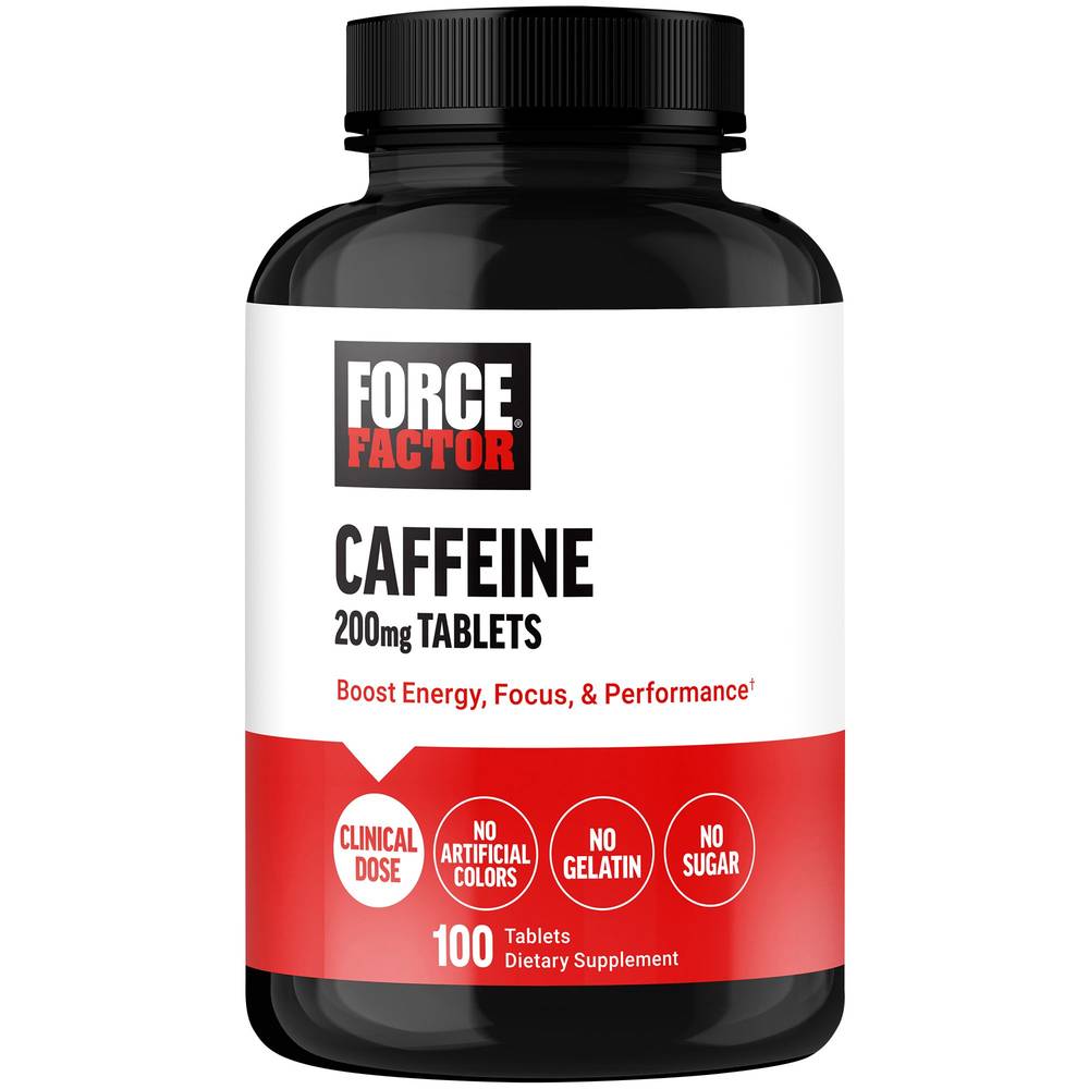 Caffeine - Boost Energy, Focus & Performance (100 Tablets)