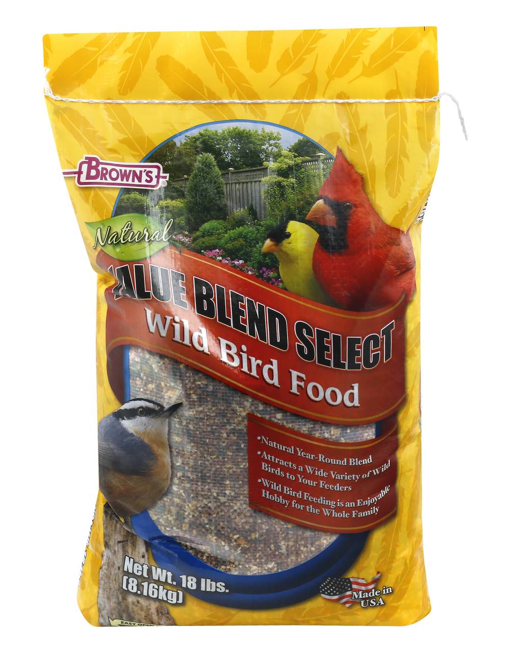 Brown's Value Blend Select Natural Wild Bird Food (18 lbs)