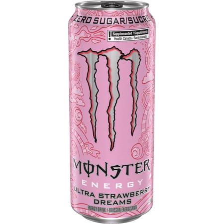 Monster boisson énergisante (473 ml) (ultra strawberry dreams)