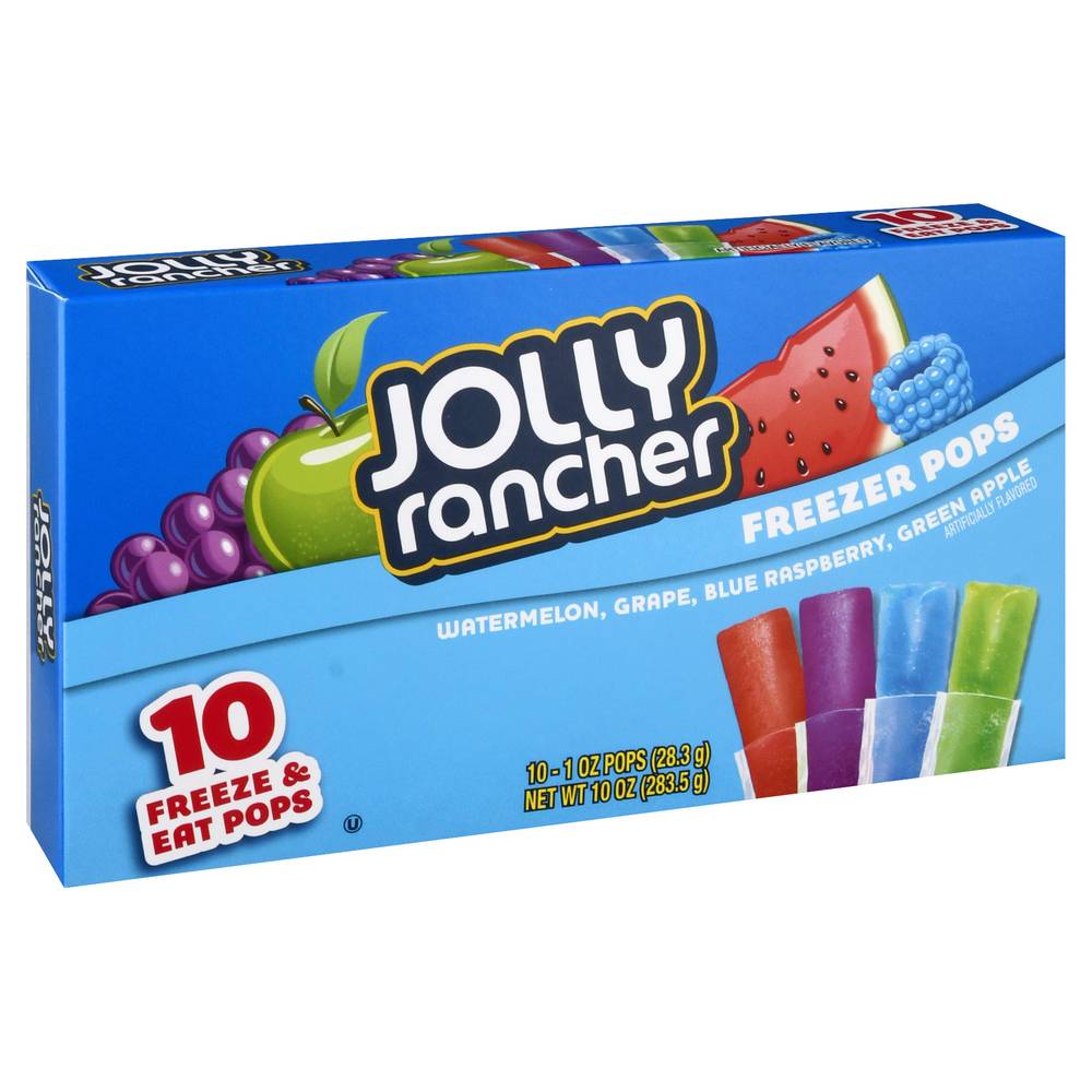 Jolly Rancher Watermelon and Multiple Flavours Assorted Freezer Pops (10 oz)